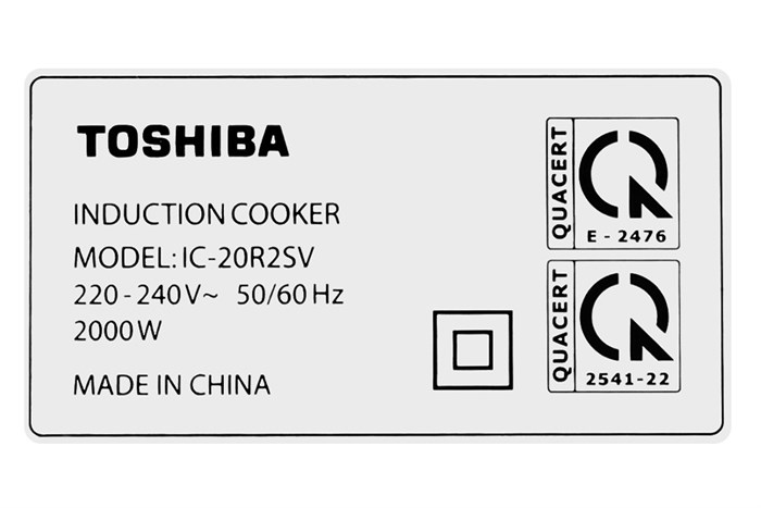 Hình ảnh sản phẩm - [IC-20R2SV] Bếp Từ Toshiba