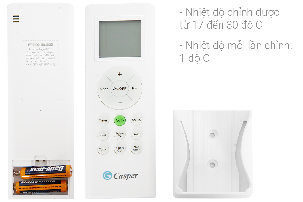 Hình ảnh sản phẩm - [IC-18TL32] Máy lạnh Casper Inverter 2 HP 