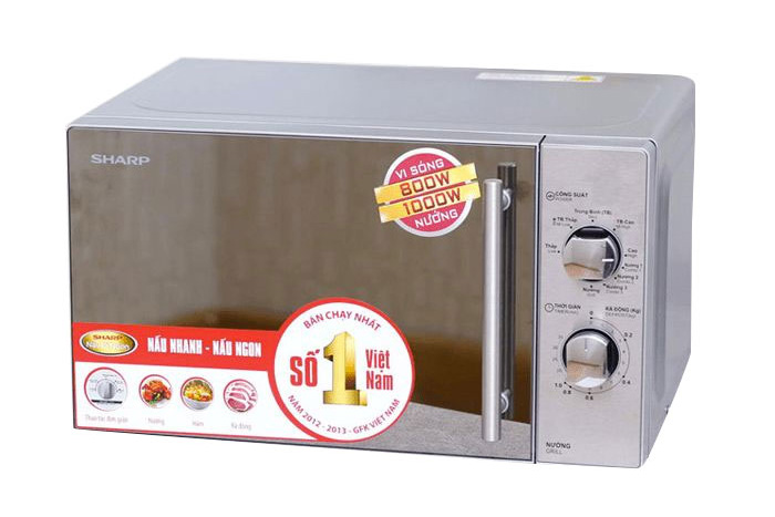 Hình ảnh sản phẩm - [R-G227VN-M] Lò Vi Sóng Sharp 20 Lít