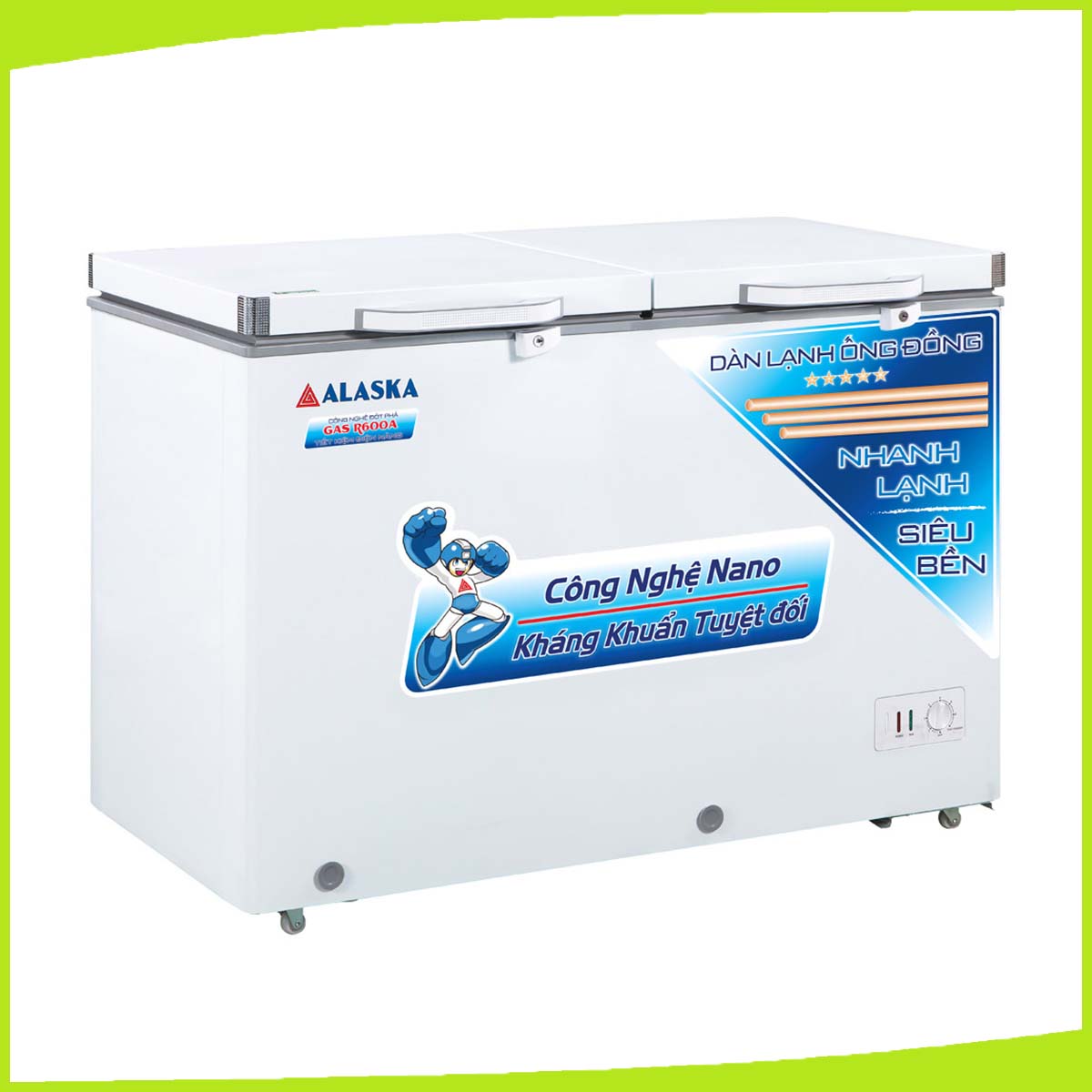 Hình ảnh sản phẩm - [BCD5068C] Tủ đông Alaska 312 lít