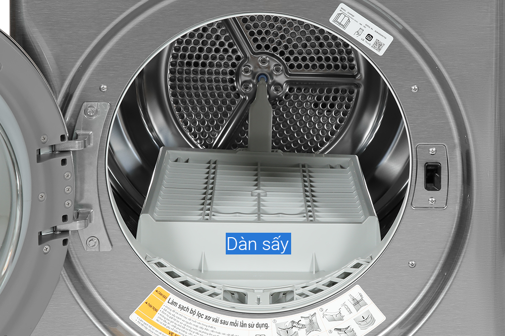 Hình ảnh sản phẩm - [DVHP50P] Máy sấy bơm nhiệt LG 10.5 kg