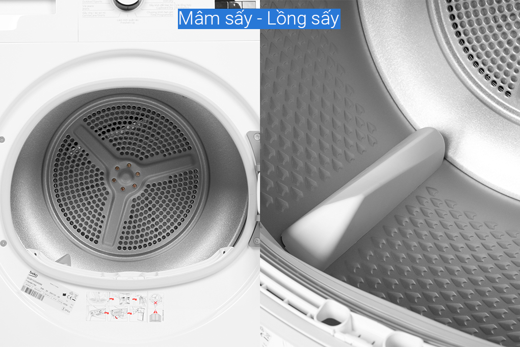Hình ảnh sản phẩm - [DU8133GA0W] Máy sấy ngưng tụ Beko 8 Kg 