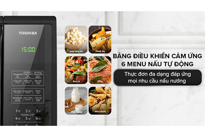 Hình ảnh sản phẩm - [MM-EM25PE(BM)] Lò Vi Sóng Toshiba 25 Lít