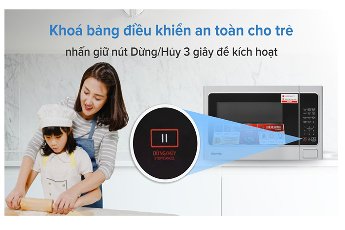 Hình ảnh sản phẩm - [ ER-SGS34(S1)VN ] Lò Vi Sóng Toshiba 34 Lít