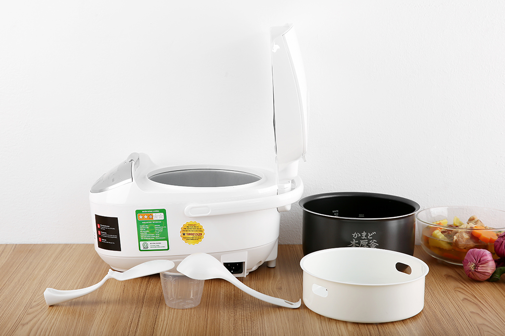 Hình ảnh sản phẩm - [RC-10DH2PV(W)] Nồi Cơm Điện Tử Toshiba 1.0 Lít