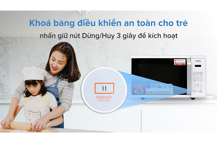 Hình ảnh sản phẩm - [ER-SS23(W1)VN] Lò Vi Sóng Toshiba 23 Lít