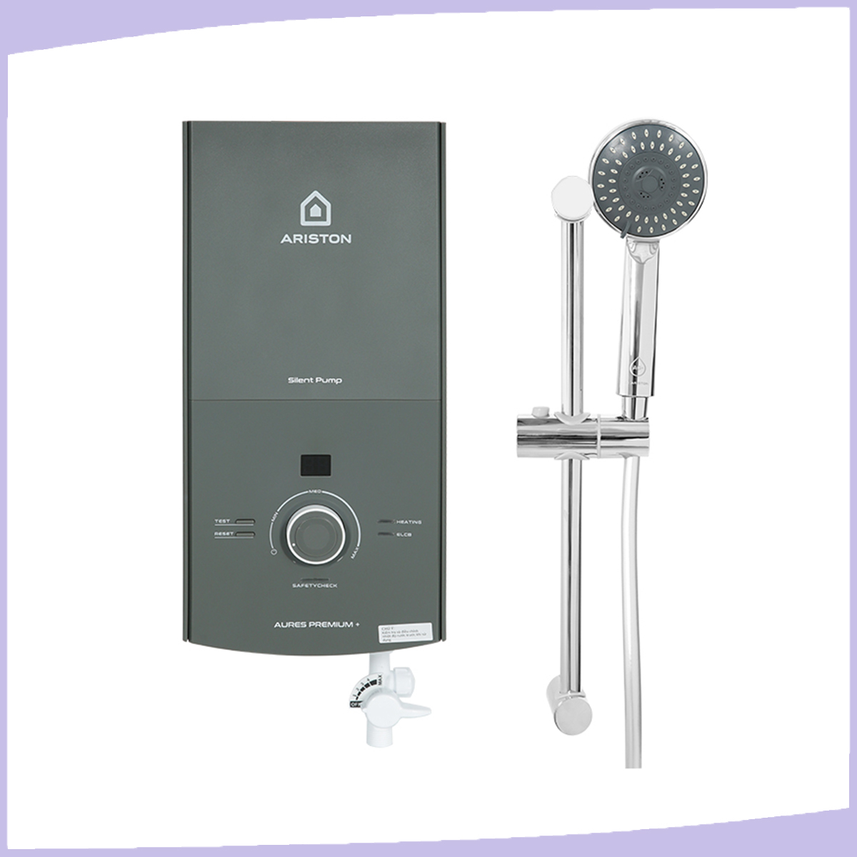 Hình ảnh sản phẩm - [AURES PREMIUM+ 4.5P] Máy nước nóng trực tiếp Ariston 4500W