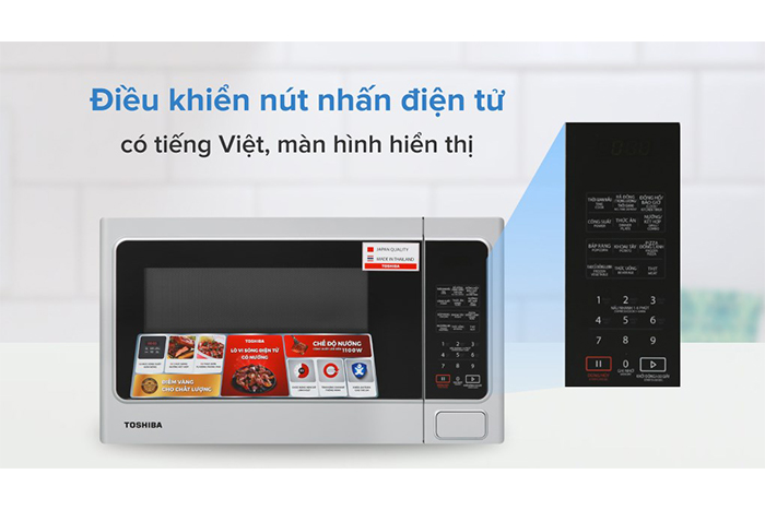 Hình ảnh sản phẩm - [ ER-SGS34(S1)VN ] Lò Vi Sóng Toshiba 34 Lít