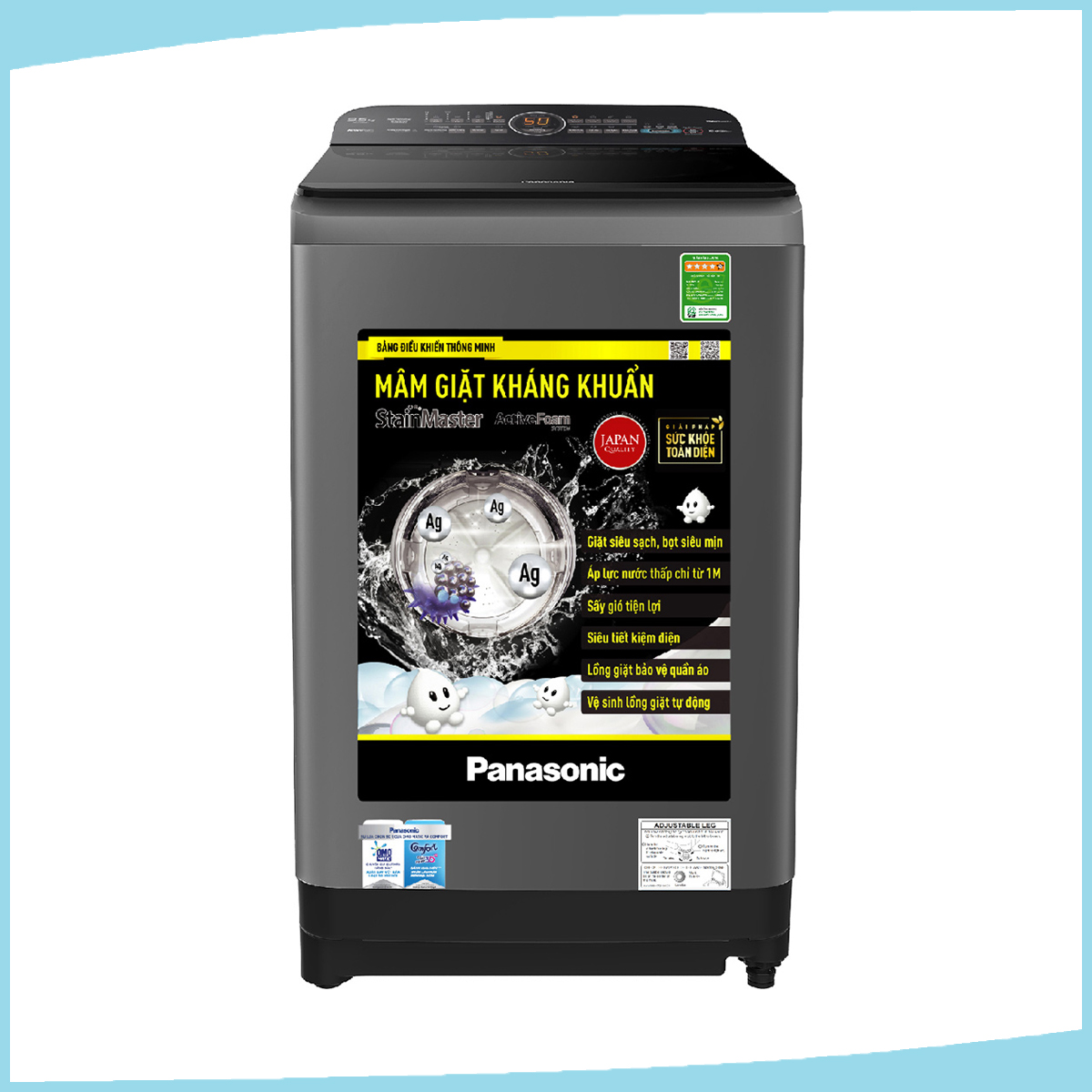 Hình ảnh sản phẩm - [NA-F90A9DRV] Máy Giặt Panasonic 9kg 
