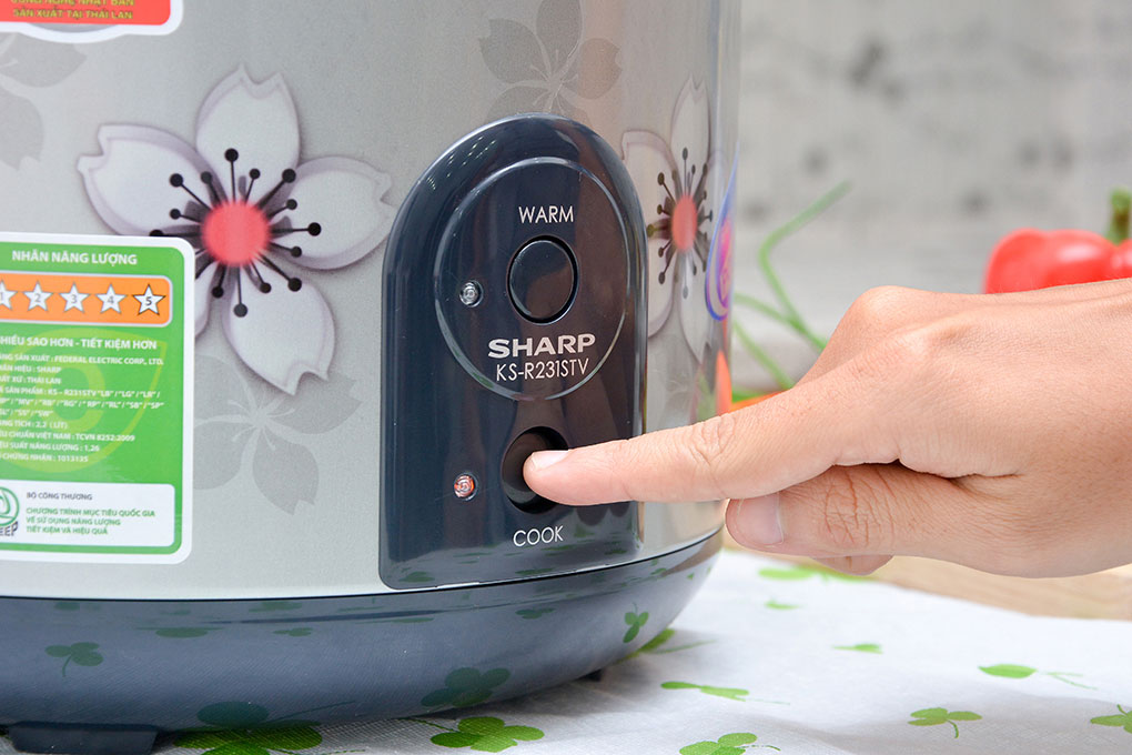 Hình ảnh sản phẩm - [KS-R231STV] Nồi Cơm Điện Sharp 2.2 Lít