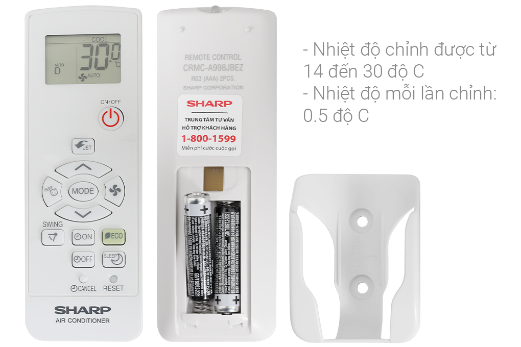 Hình ảnh sản phẩm - [AH-X18ZEW] Máy lạnh Sharp Inverter 2 HP 