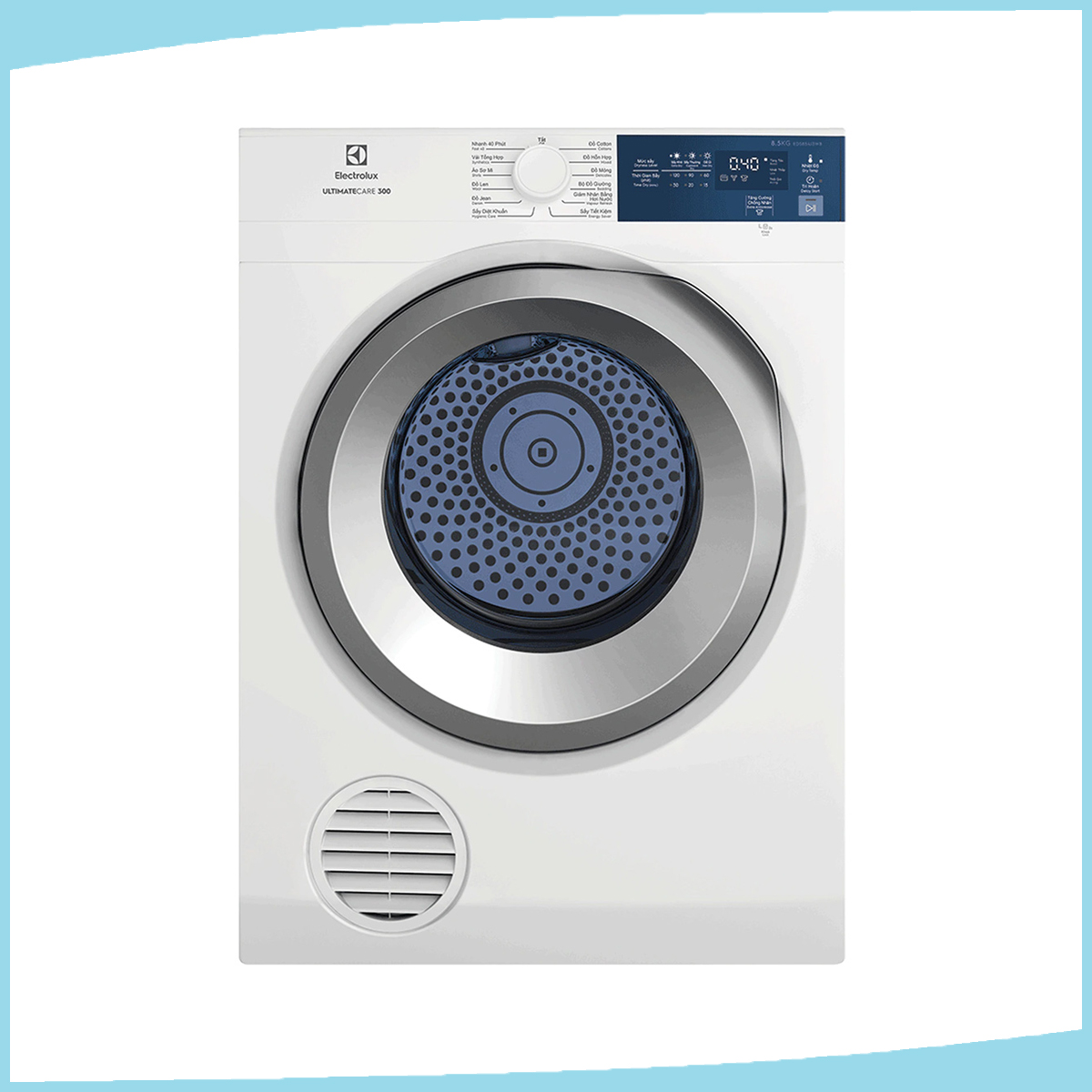 Hình ảnh sản phẩm - [EDS854J3WB] Máy sấy thông hơi Electrolux 8.5 kg 