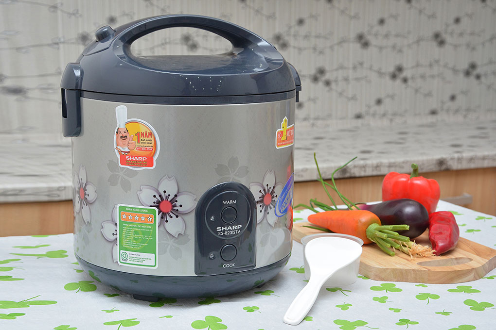 Hình ảnh sản phẩm - [KS-R231STV] Nồi Cơm Điện Sharp 2.2 Lít