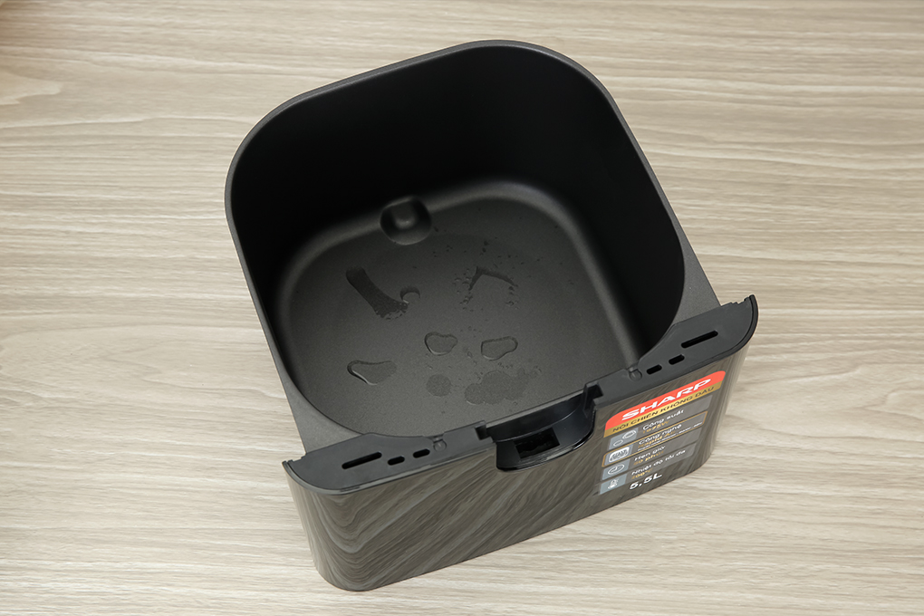 Hình ảnh sản phẩm - [KF-AF55EV-BK] Nồi Chiên Không Dầu Sharp 5.5 Lít