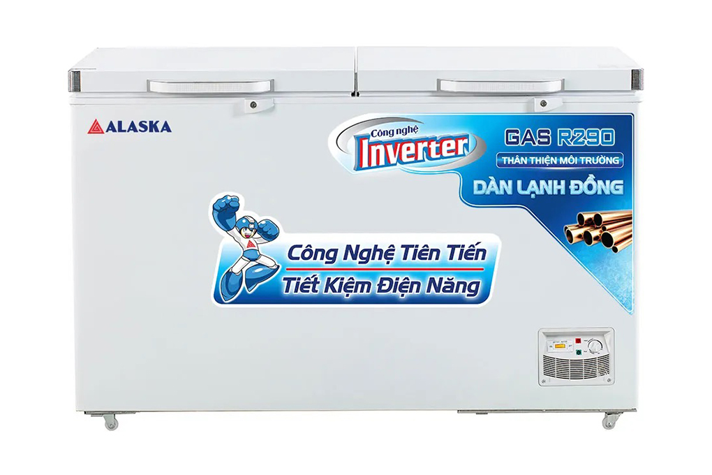 Hình ảnh sản phẩm - [HB-650CI] Tủ Đông Alaska Inverter 595 Lít
