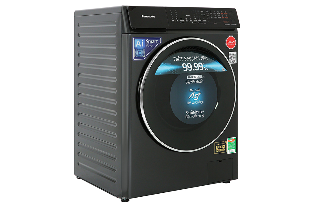 Hình ảnh sản phẩm - [NA-V105FR1BV] Máy giặt sấy Panasonic Inverter 10.5 kg/2 kg