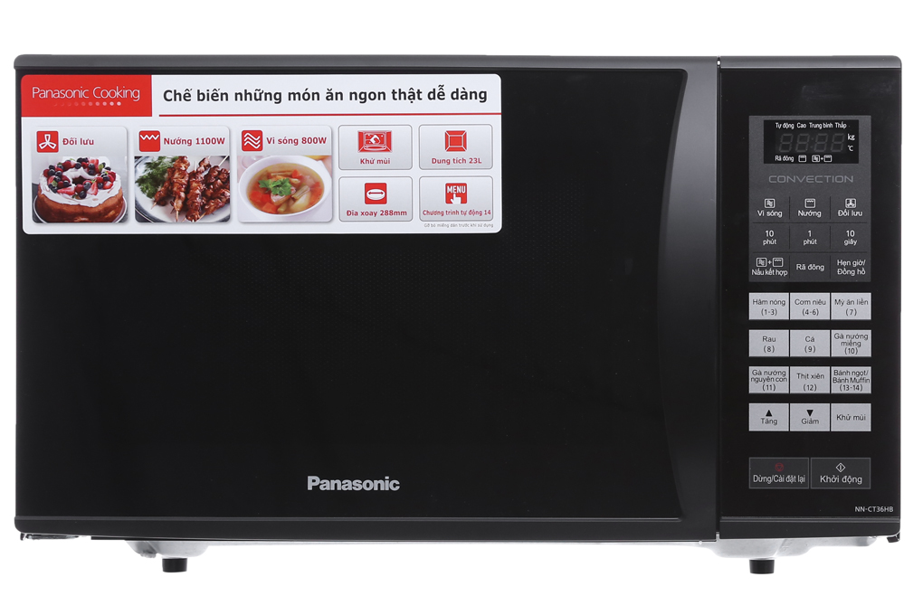 Hình ảnh sản phẩm - [NN-CT36HBYUE] Lò vi sóng có nướng Panasonic 23 lít - NN-CT36HBYUE