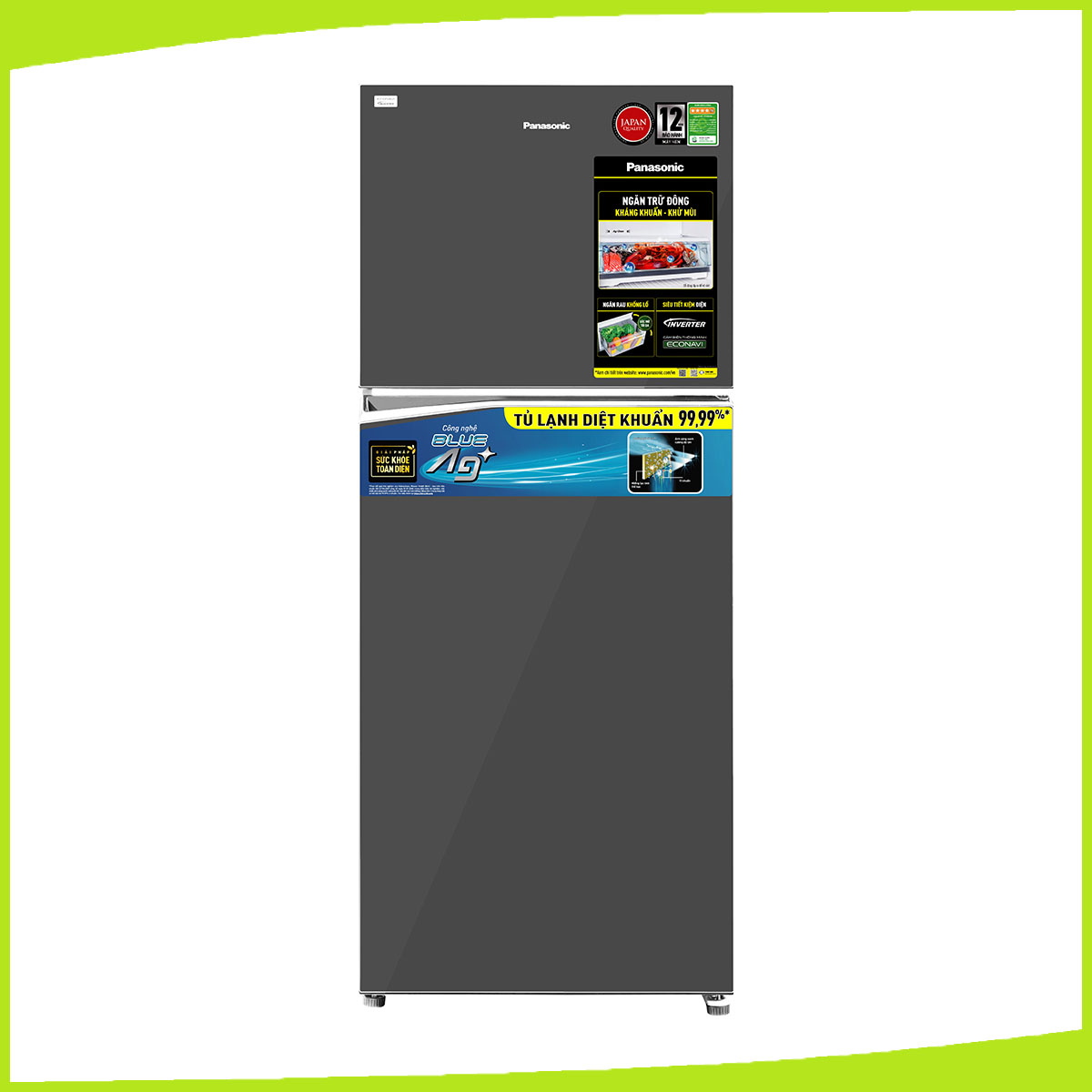 Hình ảnh sản phẩm - [NR-TV301VGMV] Tủ lạnh Panasonic Inverter 268 lít 