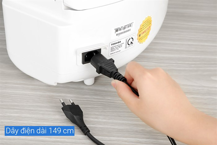Hình ảnh sản phẩm - [RC-10NMFVN(WT)] Nồi Cơm Điện Tử Toshiba 1 Lít