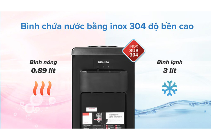 Hình ảnh sản phẩm - [ RWF-W1917TV ] Máy Nước Nóng Lạnh Toshiba