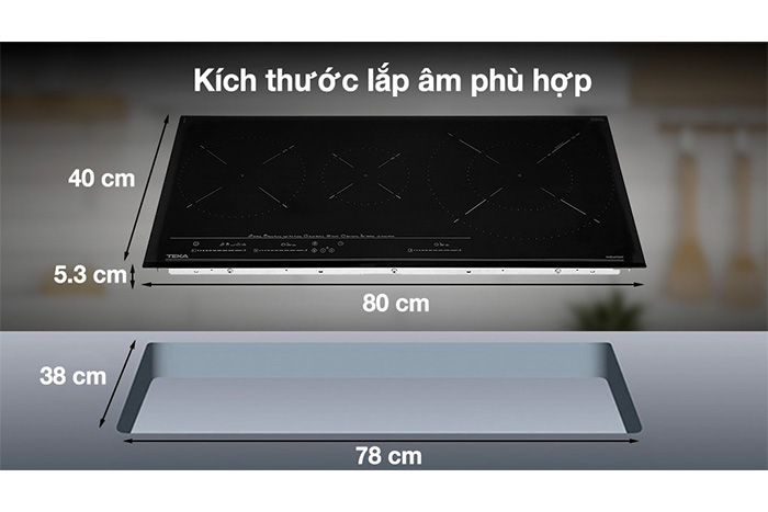 Hình ảnh sản phẩm - [IZC 83620 MST BK] Bếp Từ 3 Vùng Nấu Lắp Âm Teka