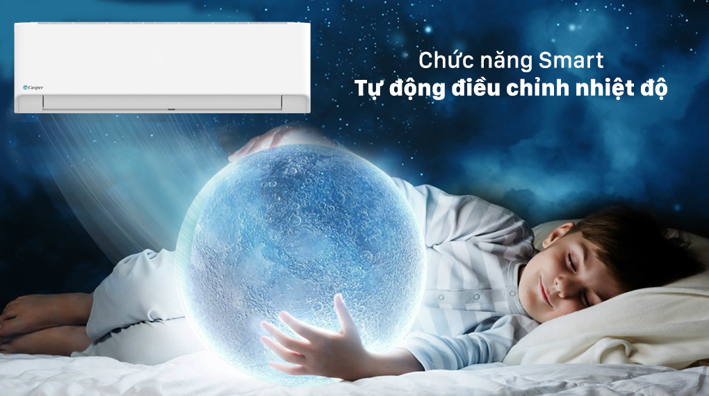 Máy lạnh Casper 2.5 HP LC-24FS32 - Chức năng Smart tự động điều chỉnh nhiệt độ