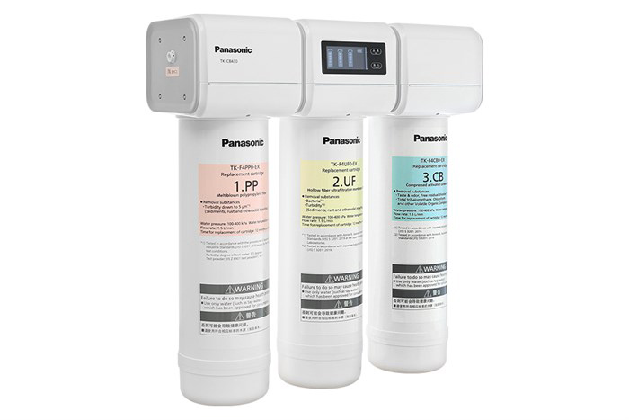 Hình ảnh sản phẩm - [TK-CB430-ZEX] Máy Lọc Nước UF Âm Tủ Panasonic 3 Lõi