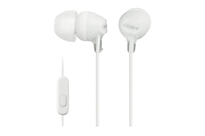 Hình ảnh sản phẩm - [MDR-EX15APWZE] TAI NGHE SONY MDR-EX15APWZE - MÀU TRẮNG