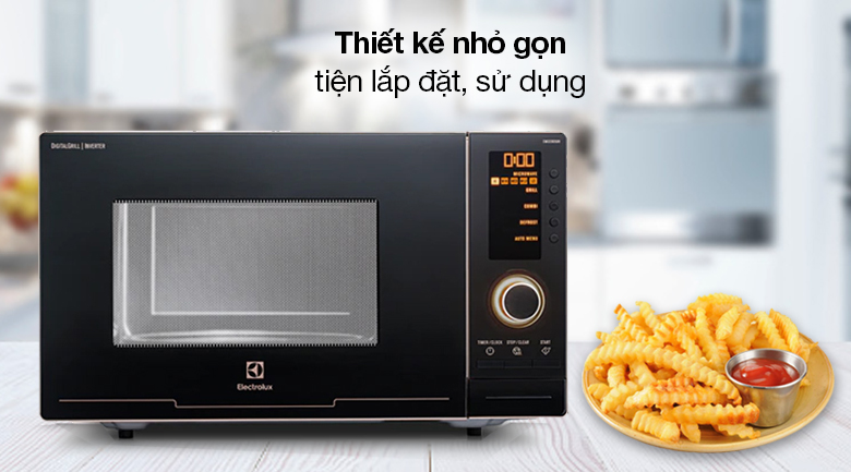 Lò vi sóng Electrolux EMS2382GRI 23 lít - Thiết kế hiện đại