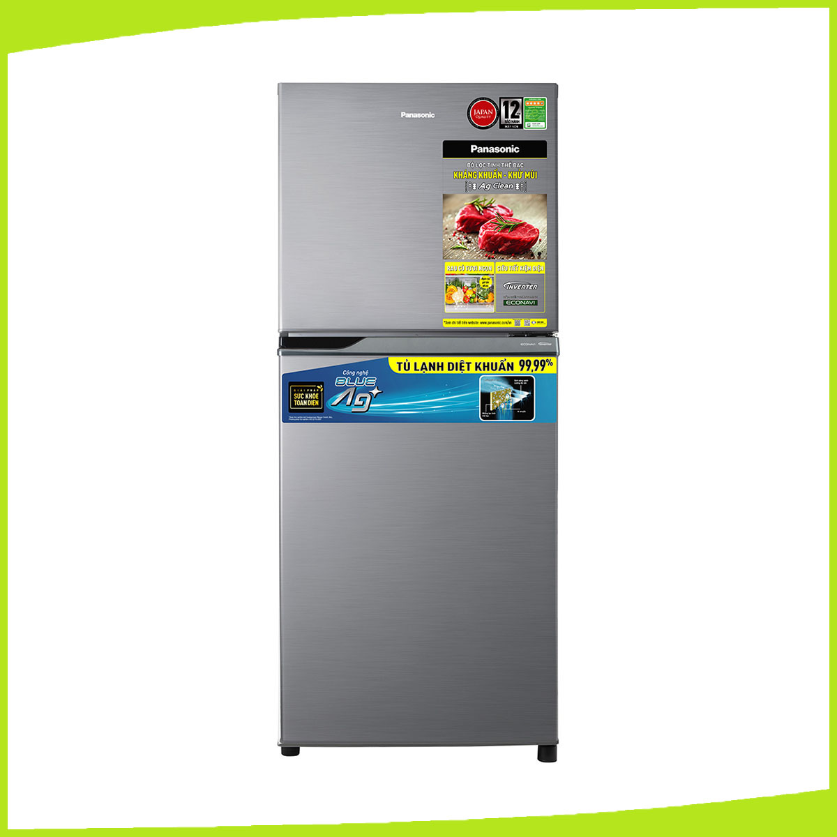 Hình ảnh sản phẩm - [NR-TV261APSV] Tủ lạnh Panasonic Inverter 234 lít 
