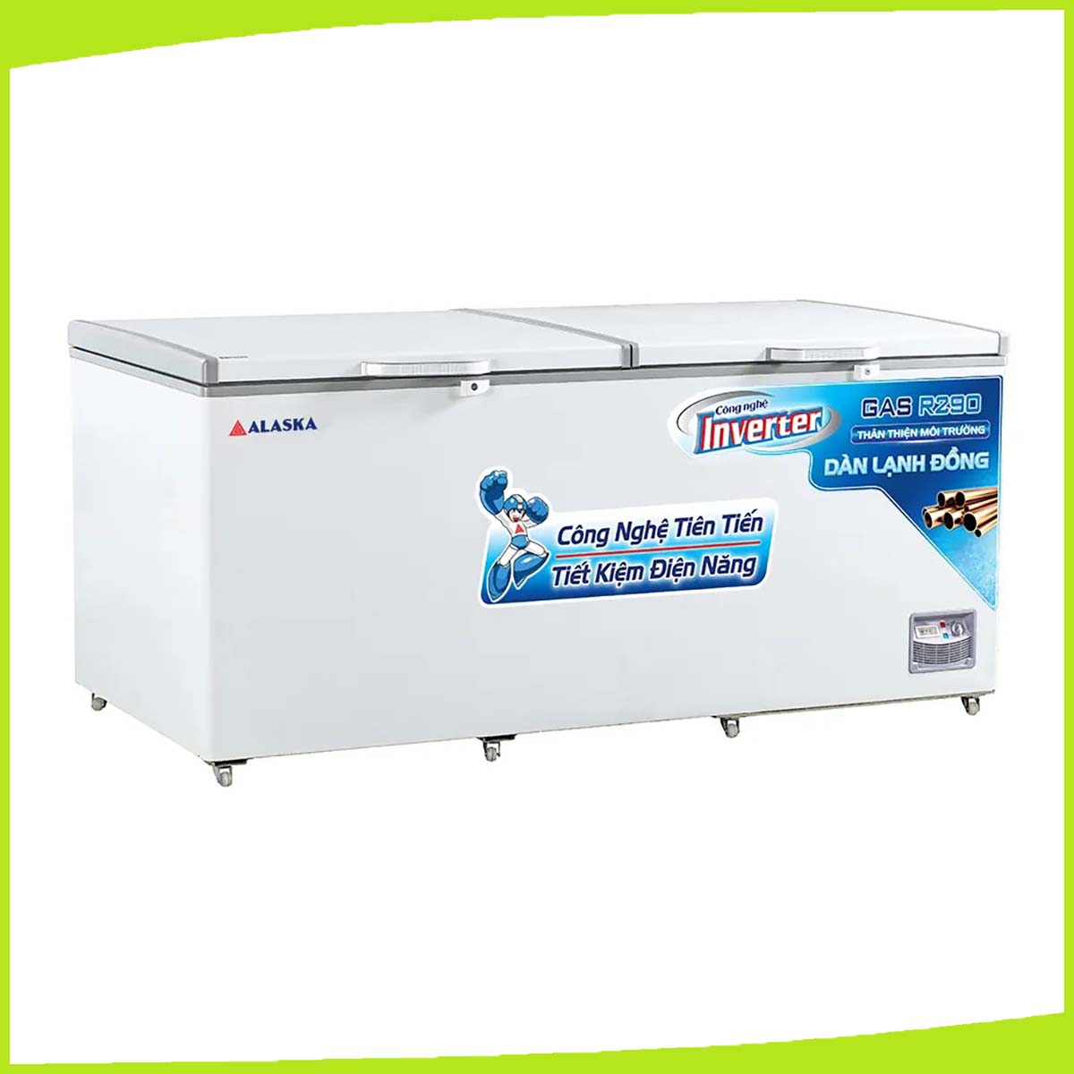 Hình ảnh sản phẩm - [HB-1200CI] Tủ đông Alaska Inverter 1200L