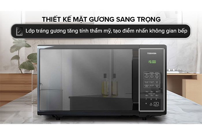 Hình ảnh sản phẩm - [MM-EM25PE(BM)] Lò Vi Sóng Toshiba 25 Lít
