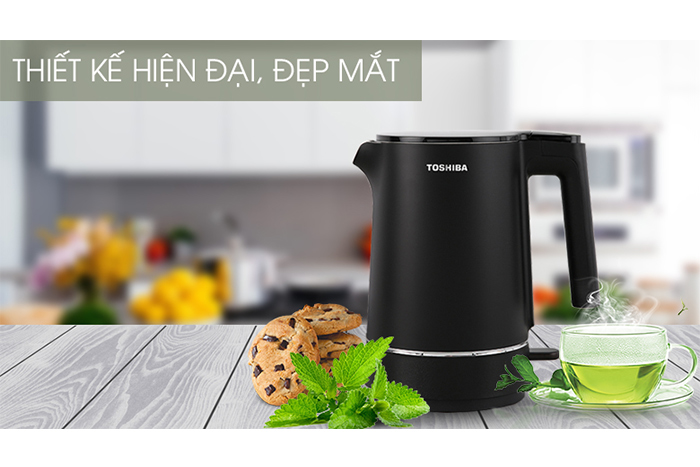 Hình ảnh sản phẩm - [KT-15DS1NV] Bình Đun Siêu Tốc Toshiba 1.5 Lít