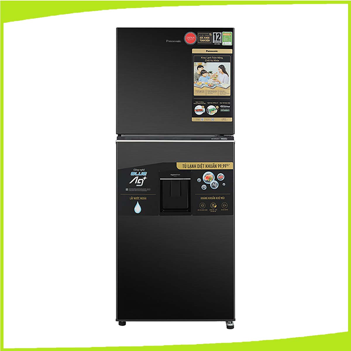 Hình ảnh sản phẩm - [NR-TL381GVKV] Tủ lạnh Panasonic Inverter 366 lít