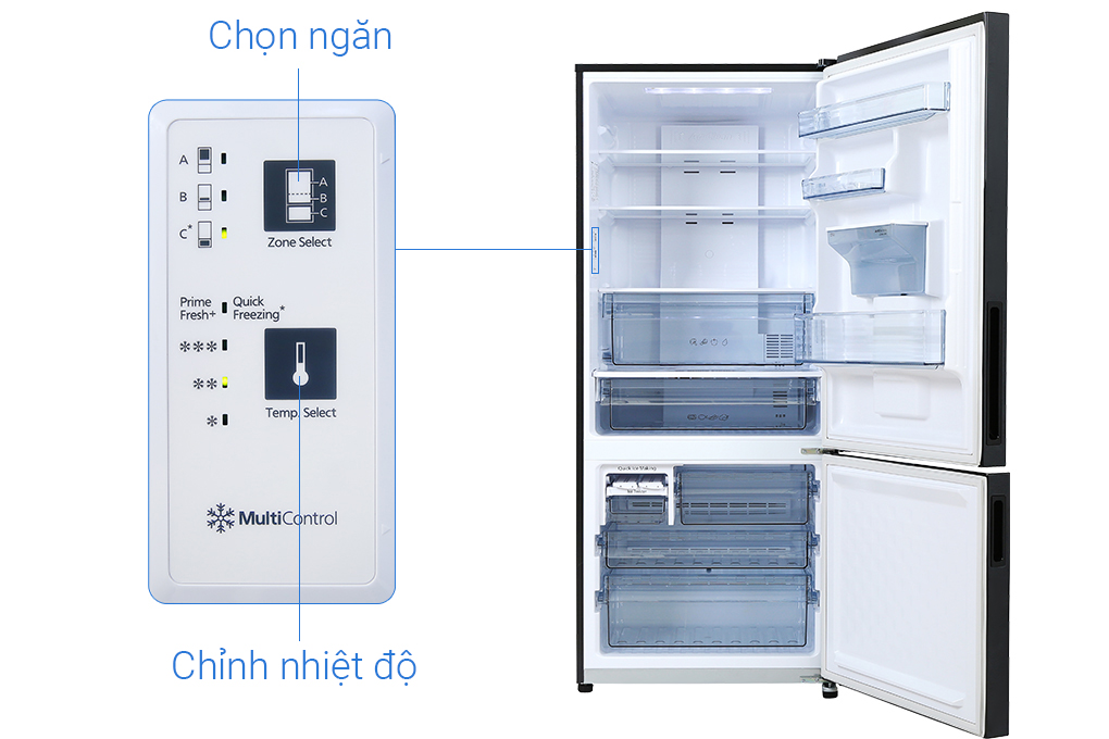 Hình ảnh sản phẩm - [NR-BX421GPKV] Tủ lạnh Panasonic Inverter 377 lít