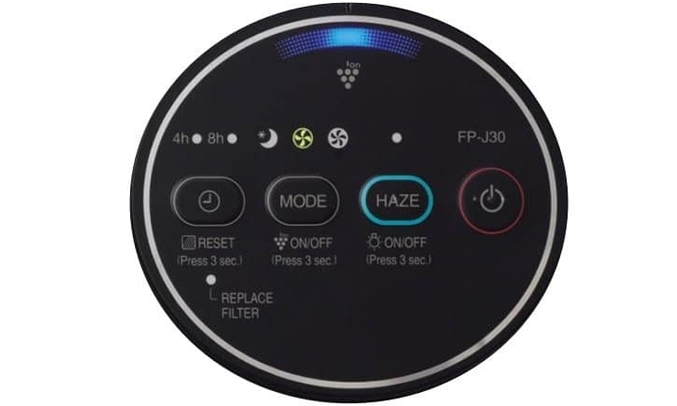 Máy lọc không khí Sharp FP-JM40V-B Bảng điều khiển thông minh