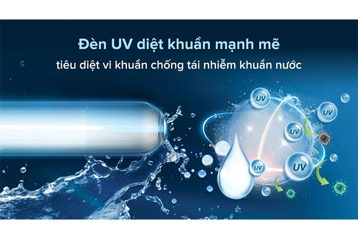 Hình ảnh sản phẩm - [TWP-W1643SV] Máy Lọc Nước RO Nóng Lạnh Toshiba 4 Lõi