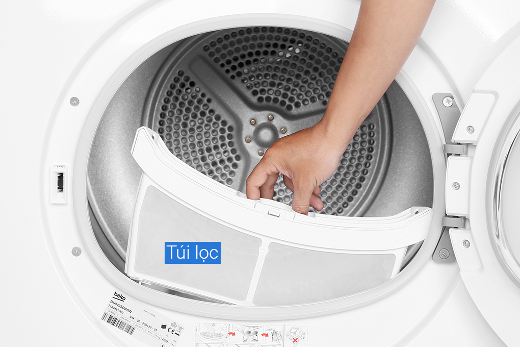 Hình ảnh sản phẩm - [DU8133GA0W] Máy sấy ngưng tụ Beko 8 Kg 