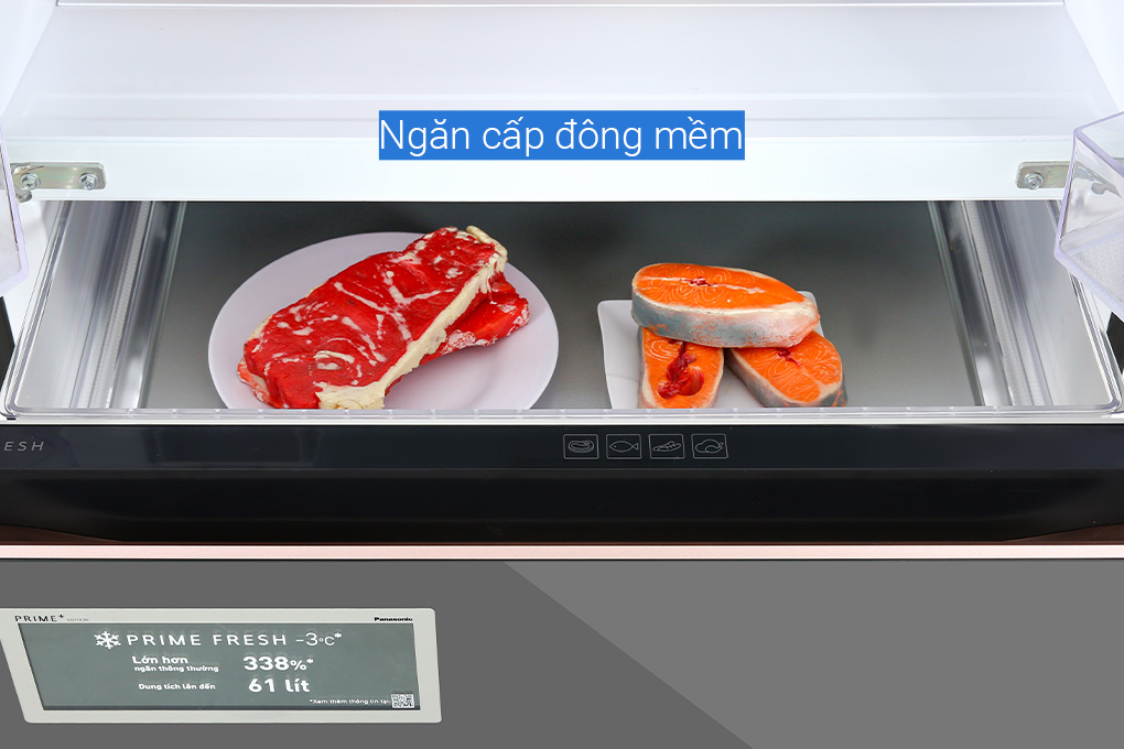 Hình ảnh sản phẩm - [NR-YW590YMMV] Tủ lạnh Panasonic inverter 540 lít 