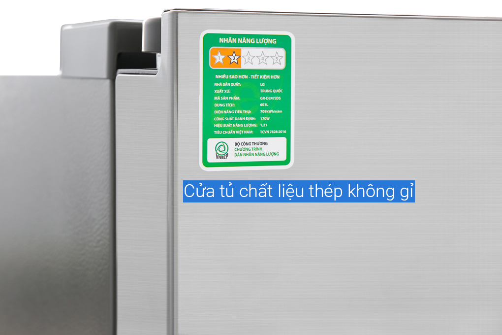 Hình ảnh sản phẩm - [GR-D247JDS] Tủ lạnh LG Inverter 601 lít GR-D247JDS