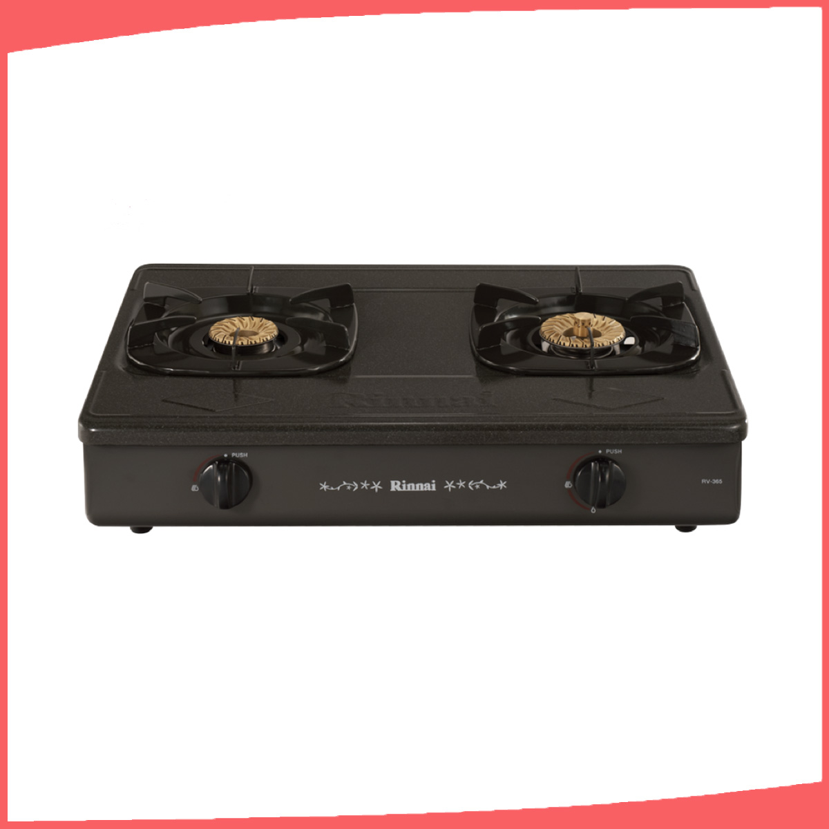 Hình ảnh sản phẩm - [RV-365(G)N] Bếp Gas Đôi Rinnai
