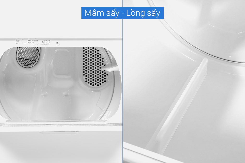 Hình ảnh sản phẩm - [3LWED4815FW0] Máy Thông Hơi Whirlpool 15 kg