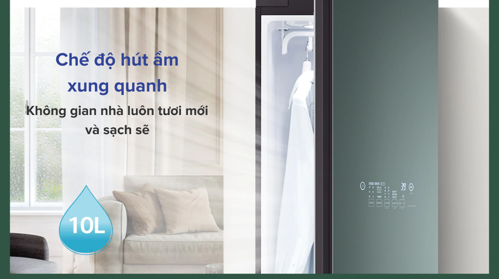 Tủ chăm sóc quần áo thông minh LG S5GOC - Chế độ hút ẩm phòng