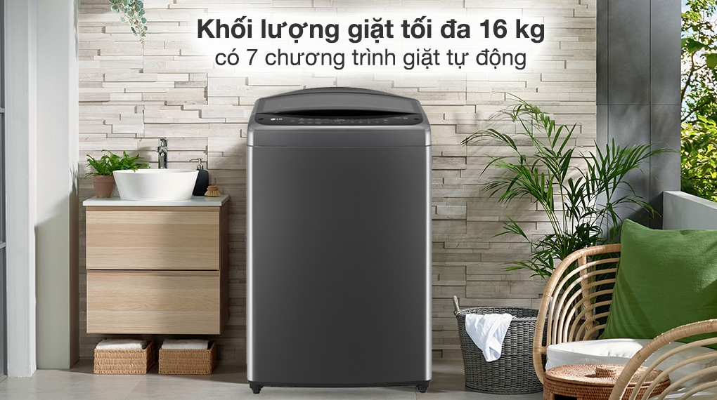 Máy giặt LG Inverter 16 kg TV2516DV3B - Khối lượng giặt và chương trình giặt