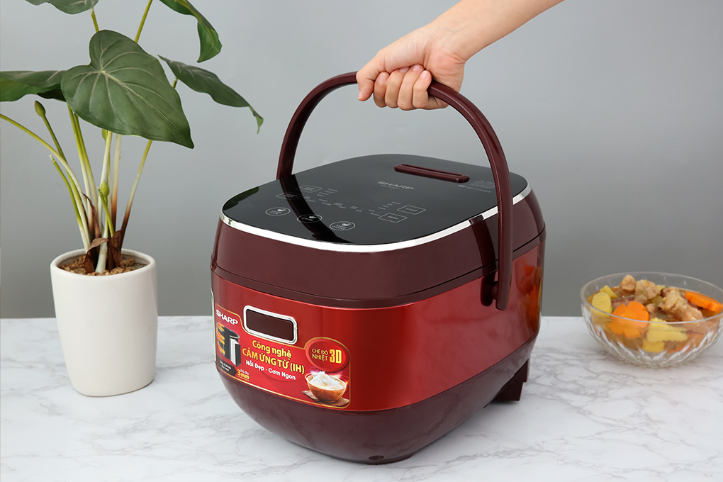 Hình ảnh sản phẩm - [KS-IH191V-RD] Nồi cơm điện cao tần Sharp 1.8 lít KS-IH191V-RD