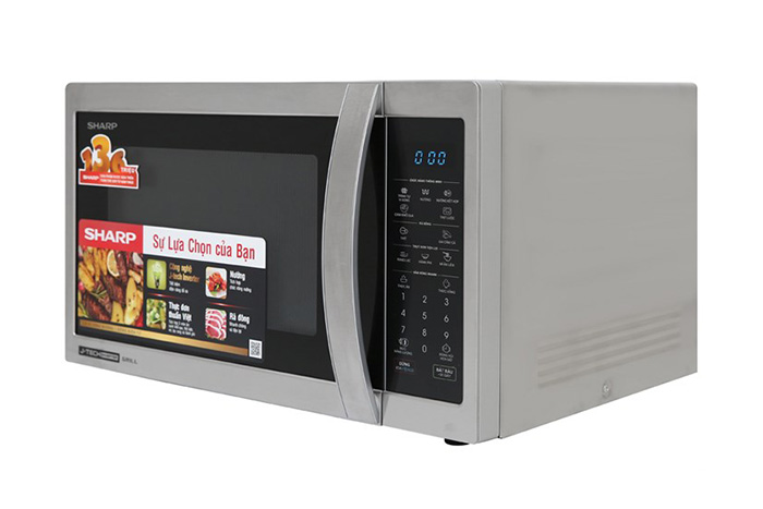 Hình ảnh sản phẩm - [R-G52XVN-ST] Lò Vi Sóng Có Nướng Sharp 25 Lít