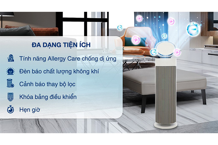 Hình ảnh sản phẩm - [AS55GGSY0] Máy Lọc Không Khí LG PuriCare Aero Booster