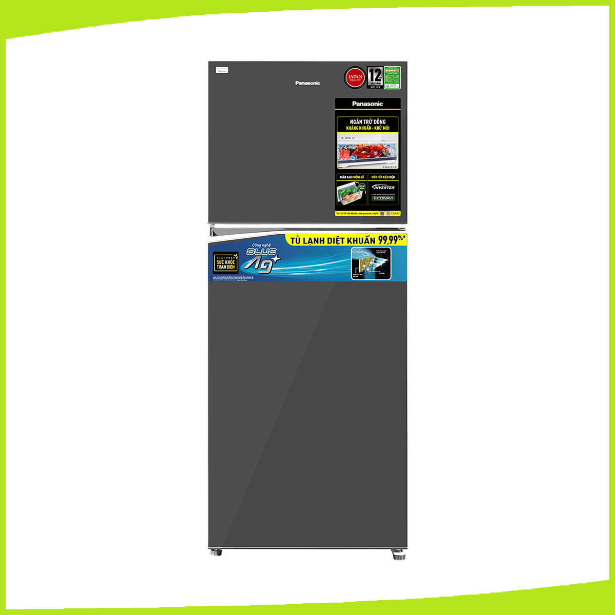 Hình ảnh sản phẩm - [NR-TV341VGMV] Tủ lạnh Panasonic Inverter 306 lít 