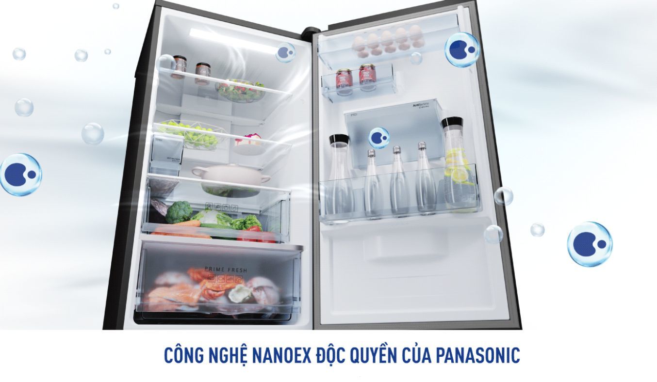 Tủ lạnh Panasonic Inverter 300 lít NR-BV331WGKV 