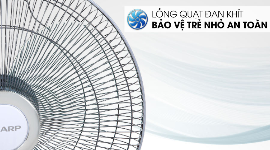 Lồng quạt - Quạt đứng Sharp PJ-S40RV-LG